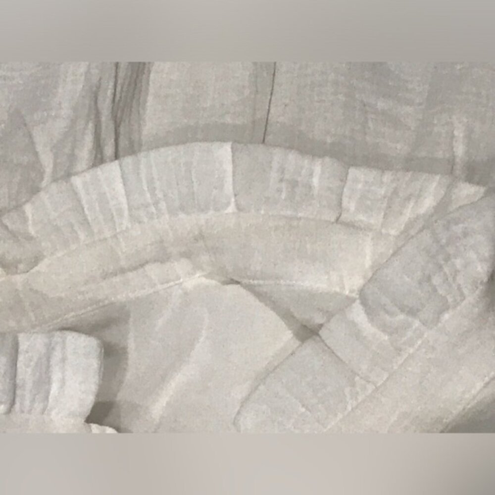 Tuckernuck Pomander Place Women's White Lightweight Gauze Morgan Dress, Size XL - Picture 6 of 9